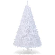 Árvore de Natal Artificial COSTWAY de 1,8m (6 Pés) com Suporte Branco