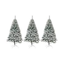 Árvore De Natal Artificial De PVC Com Neve Flocada E Efeito Gelo Para Vitrines De Lojas E Decoração Árvore De Natal Artificial De PVC Com Neve Flocada E Efeito Gelo Para Vitrines De Lojas E Decoração