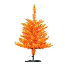 Árvore de Natal artificial Vickerman 61cm Laranja LED Árvore de Natal artificial Vickerman 61cm Laranja LED