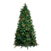 Árvore de Natal Berry e Pinha 150cm 460 galhos Natal Formosinha - TOK DA CASA