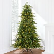 Árvore de Natal Best Choice 183 cm pré-iluminada branca e colorida LED