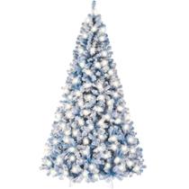 Árvore de Natal Best Choice Products Pre-Lit Ice Blue 4,5 pés Árvore de Natal Best Choice Products Pre-Lit Ice Blue 4,5 pés