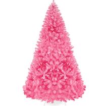 Árvore de Natal Best Choice Products rosa 1,4 m com 362 pontas