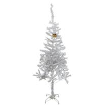 Árvore de Natal Branca 150cm Base Metal Com 200 Galhos - Art Christmas
