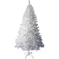Árvore de Natal Branca 2,10 600 Galhos Pinheiro Grande Cheia Luxo - Br - Bl