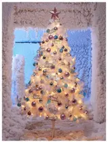 Árvore De Natal Canadense Branco 2,10m Pinheiro 459 Galhos Árvore De Natal Canadense Branco 2,10m Pinheiro 459 Galhos