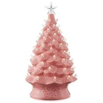 Árvore de Natal Casafield em cerâmica pintada à mão de 60 cm com luzes