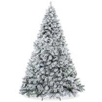 Árvore de Natal Casafield realista, pinho flocado na neve, 6 pés