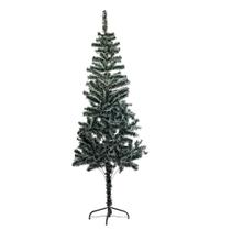 Árvore De Natal Cheia Luxo Pinheiro Grande Verde Nevada 1,80m 320 Galhos Pés de Metal - Wincy - Natal