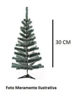 Árvore de Natal com Galhos Verde Cheios de Neve - 30 cm - NATALKASA