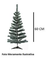 Árvore De Natal Com Galhos Verde Cheios De Neve 60cm