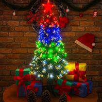 Arvore de Natal com Led Embutido Decorada 90cm Verde Arvore de Natal com Led Embutido Decorada 90cm Verde