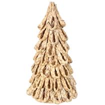 Árvore de Natal cone em fibra natural Grillo 32 cm