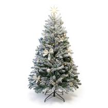 Árvore de natal Creta nevada 180cm com 604 hastes cheias cor verde luxo Árvore de natal Creta nevada 180cm com 604 hastes cheias cor verde luxo
