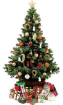 Árvore De Natal De 1,20m Galhos Grande Premium + Pisca Pisca - Lá Brinque