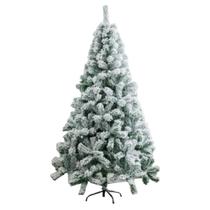 Árvore de Natal de 180 cm com neve e 500 galhos