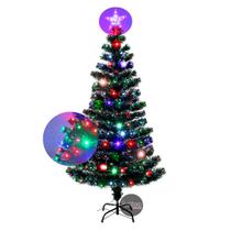 Árvore De Natal De Led E Fibra Ótica 90cm - YDH