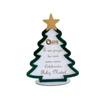 Árvore de Natal de mesa com personalização