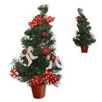 Árvore De Natal De Parede Enfeitada 30cm Natal