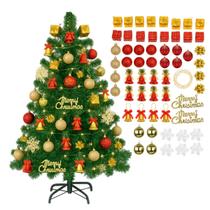 Árvore De Natal Decoração Natalina 1,5m 60 Enfeite Led Pisca Árvore De Natal Decoração Natalina 1,5m 60 Enfeite Led Pisca