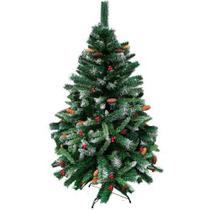 Árvore De Natal Decorada Alpina Nevada Pinheiro Verde 180cm 660 Galhos - Magizi - YANGZI