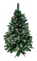 Árvore De Natal Decorada Nevada Pinheiro Super Luxo Alpina 1,80m 660 Galhos - Magizi