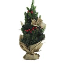 Árvore De Natal Decorada Pinhas Azevinhos Enfeites 50 Galhos