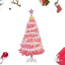 Árvore de Natal Dream Loom Pink 4 pés com 300 pontas de galhos Árvore de Natal Dream Loom Pink 4 pés com 300 pontas de galhos