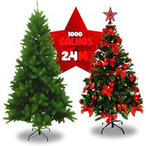 Arvore De Natal Elegante Luxo Cheia Decoração 240cm 1000 Galhos - ONYONSTORE