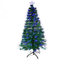 Árvore De Natal Fibra Ótica 1,20M Led Colorida Bivolt - Chibrali