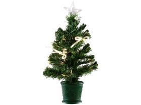 Árvore de Natal Fibra Ótica 60cm com Luzes Árvore de Natal Fibra Ótica 60cm com Luzes