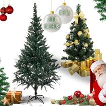 Árvore De Natal Grande 1.50cm Com 200 Galhos Luxo Nevada - Pinheiro
