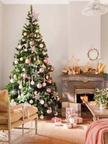 Árvore De Natal Grande IMPERIAL Luxo 2,10m 1000 Galhos Cheia - Fb - BR