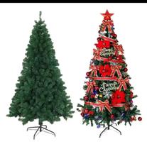 Árvore de Natal Grande Pinheiro 1,80m 600 Galhos Verde Luxo Cheia