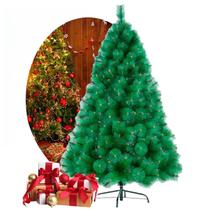 Árvore De Natal Grande Pinheiro Luxo Cheia 2,10m 260 Galhos