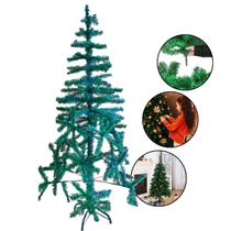 Árvore De Natal Grande Pinheiro Verde 200 Galhos 1.50m