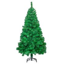 Árvore de Natal Grande Real Desmontável 150cm com 380 Galhos e Base de Ferro