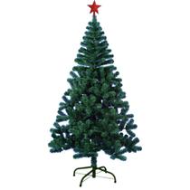 Árvore De Natal Grande Verde 320 Galhos 1,50m Com Ponteira