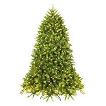 Árvore de Natal HAPPYGRILL de 6 pés pré-iluminada com 600 luzes LED