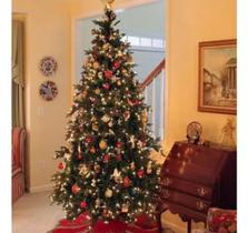 Árvore De Natal Imperial Pinheiro Verde 1,80 Grande E Cheia Luxo 900 galhos - BR