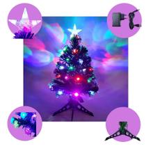 Árvore de Natal LED Verde Luz Estrela Colorida Pequena 60cm - MultiA Árvore de Natal LED Verde Luz Estrela Colorida Pequena 60cm - MultiA