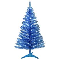 Árvore de Natal leeheeyee de 1,2 m de pinho azul com luzes