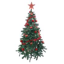 Árvore De Natal Luxo 1,50 Altura Base Ferro 380 Galhos