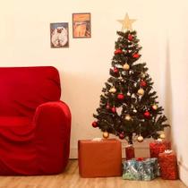 Árvore De Natal Luxo 1,50 Altura Base Pvc 380 Galhos
