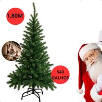 Árvore De Natal Luxo 1,80m Com 540 Galhos Cheia Realista