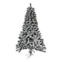 Árvore De Natal Luxo 600 Galhos Pinheiro Neve Nevada 210cm