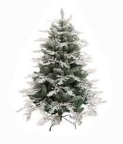 Árvore De Natal Luxo Alemã Verde Nevada 210cm 1.202 Galhos - TOP NATAL