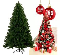 Árvore de Natal Luxo Grande Cheia Verde 1,80m 800 Galhos Bela - SA Árvore de Natal Luxo Grande Cheia Verde 1,80m 800 Galhos Bela - SA
