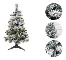 Árvore De Natal Luxo Pinheiro Com Flocos De Neve Pinha 90cm 90 Galhos Aw090 Árvore De Natal Luxo Pinheiro Com Flocos De Neve Pinha 90cm 90 Galhos Aw090