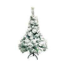 Árvore De Natal Luxo Pinheiro Com Neve Nevada Cactos 1,20m